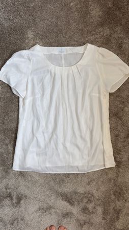 Blouse Madeleine en soie et coton T.44/L