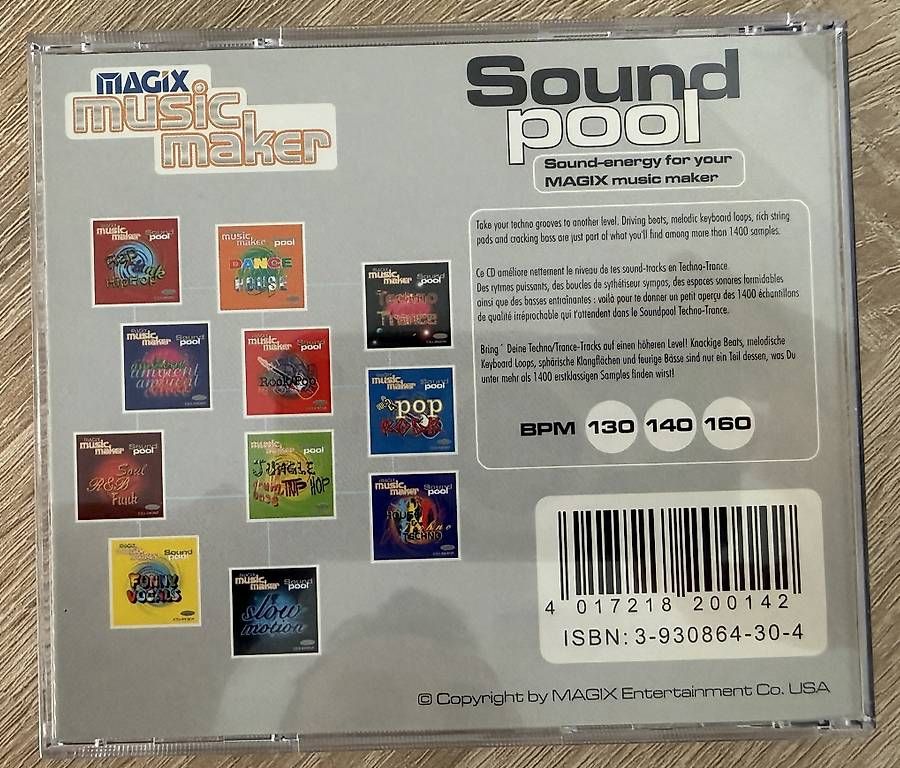 CD: Magix - Soundpool - Techno Trance Vol. 1 – Usato da Zofingen venduto da Kolega01 2