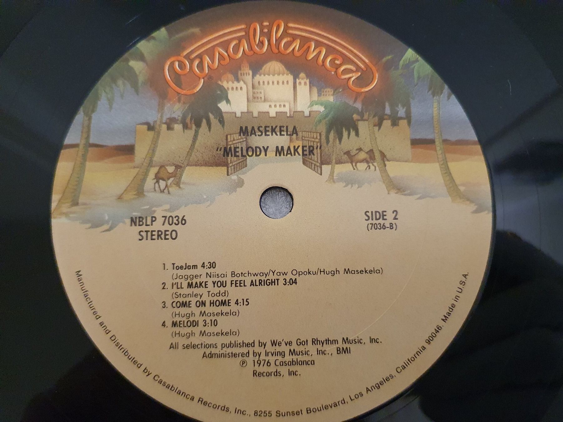 Dischi in vinile: Masekela – Melody Maker – Usato da Uster venduto da Vinyl-Leidenschaft 8