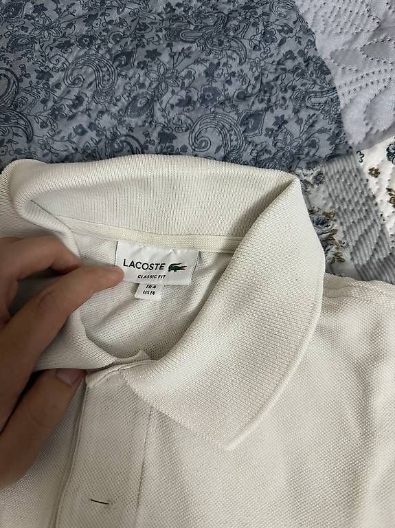 Lacoste Magliette Polo: Polo Lacoste blanc  Taille M – Usato da Nyon venduto da lio_5n8l 1