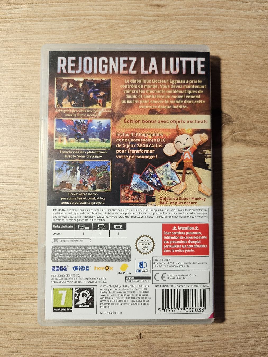 Spiele: Sonic Boom Switch – Gebraucht aus Poliez-le-Grand von enz_8vrj 1