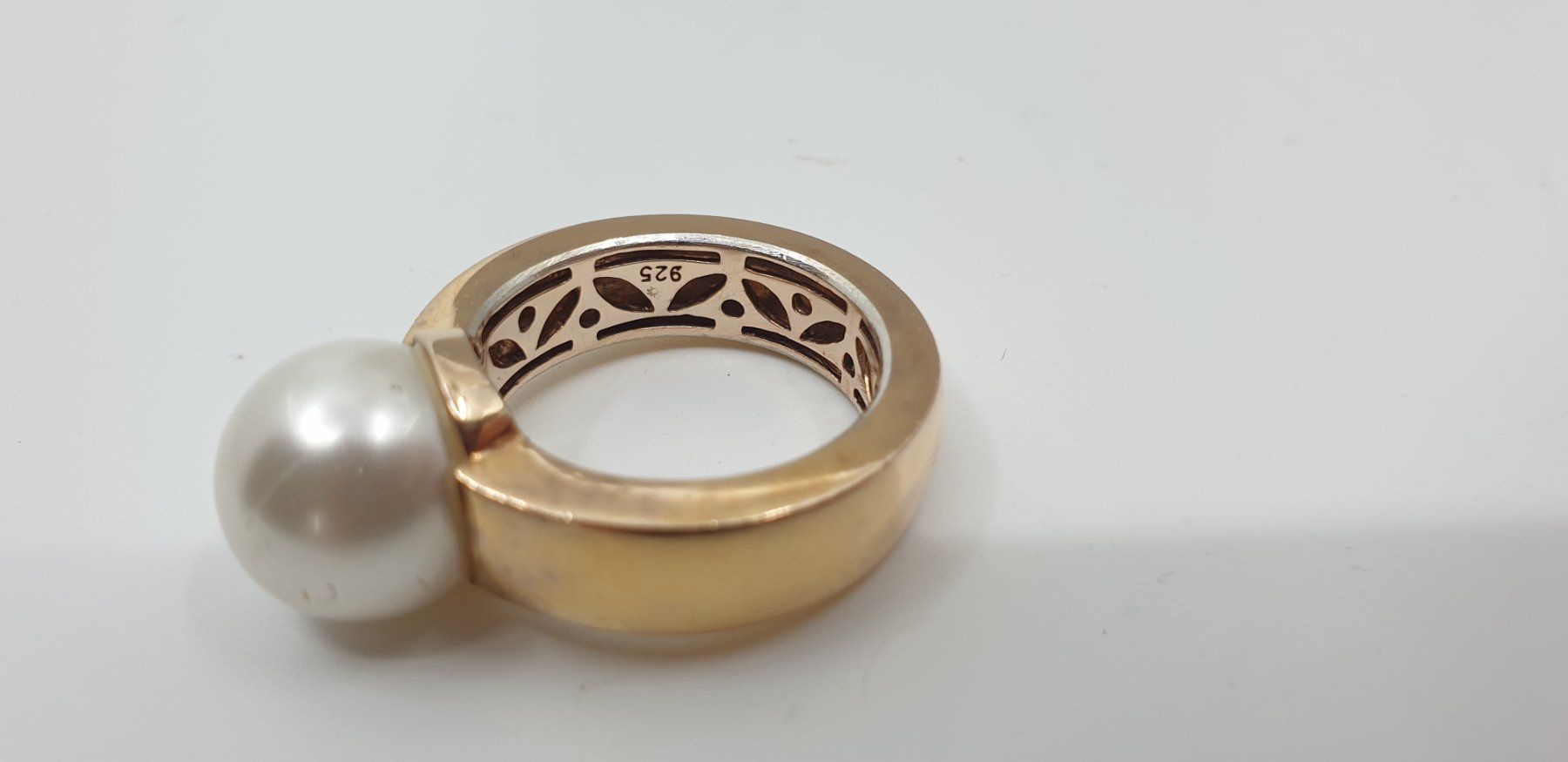 Anelli: Fingerring Silber 925 vergoldet – Usato da Emmen venduto da magelan 1