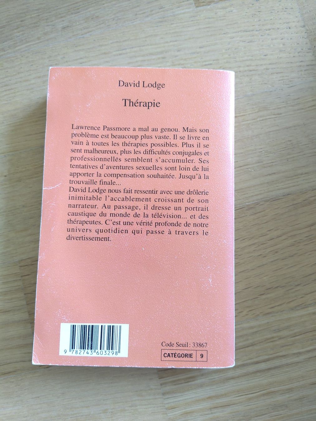 Libri: Thérapie de David lodge – Usato da Denges venduto da lay_xpy7 1