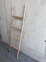 Deko Leiter Holz Natur Design rustikal guter Zustand