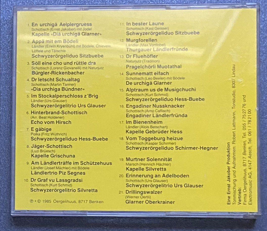CDs: CD Paket Schweizer Volksmusik – Gebraucht aus Böckten von Hansi36 5