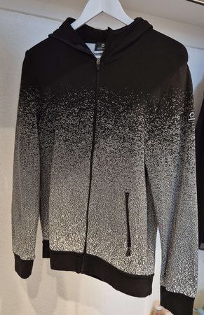 Stylische Herren Zip-Jacke mit Kapuze, Grösse L, Newland