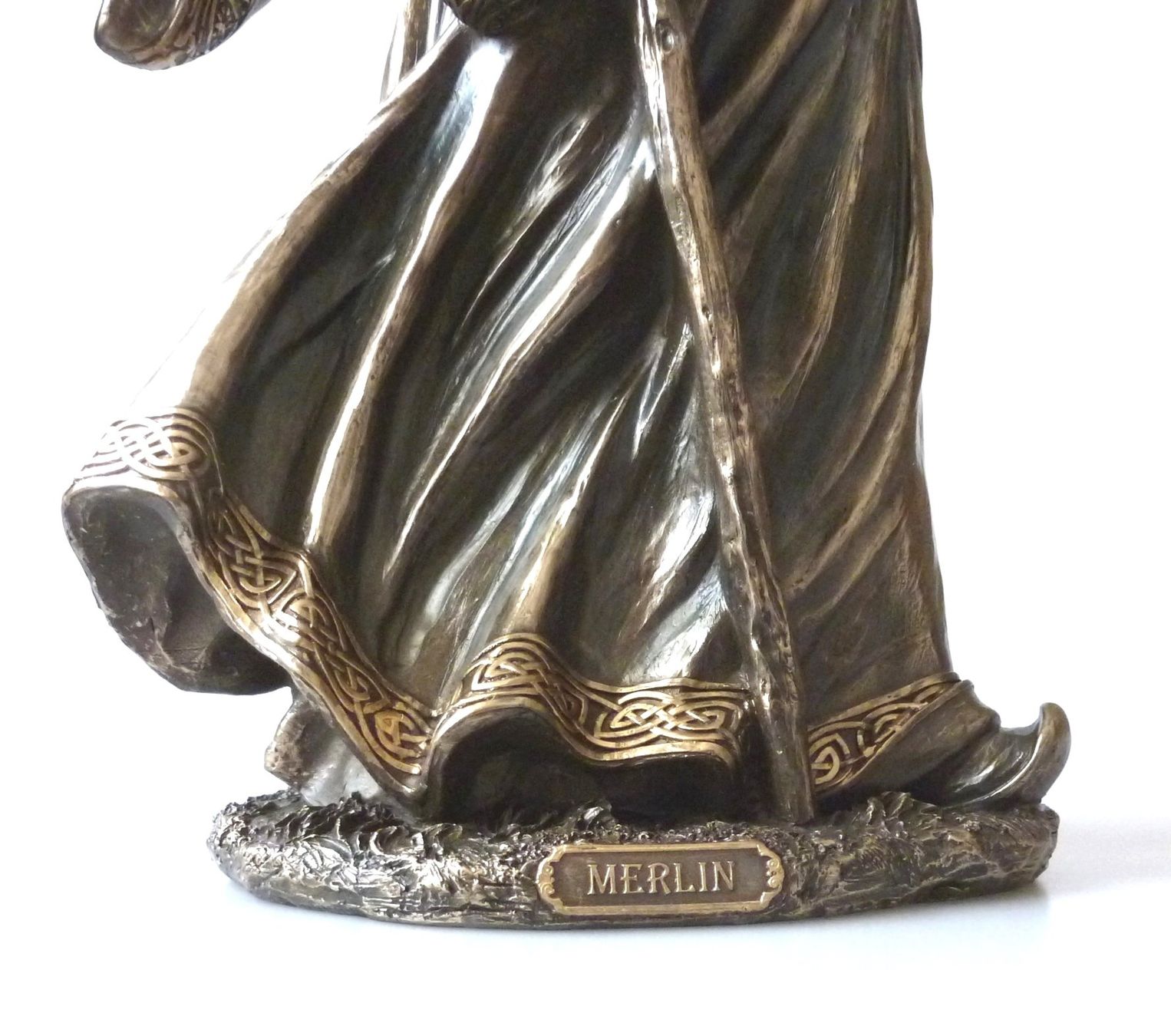 Figuren: Merlin - Kunstharz-Statue mit Kristallkugel – Neu und originalverpackt aus Mauren von Yeelen 3