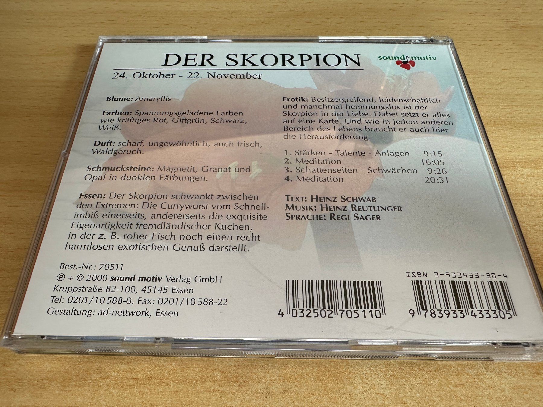 CD: R1 Der Skorpion / die Amaryllis – Usato da Rikon im Tösstal venduto da Alpenmutz 1