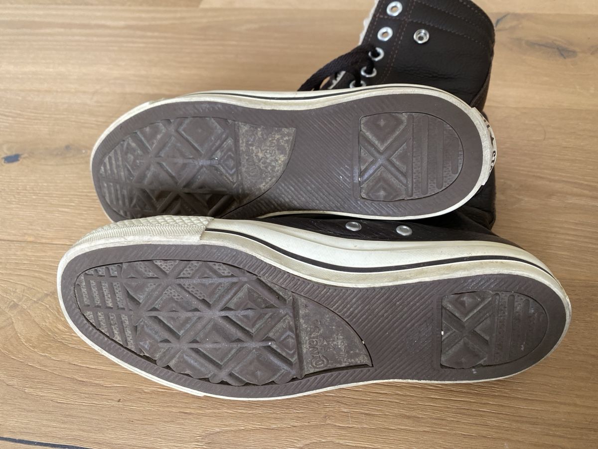 Converse Scarpe da donna: Converse brunes hautes – Usato da Rossemaison venduto da Bird19 4