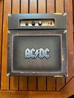 AC/DC collector amp with rare recordings and vinyl