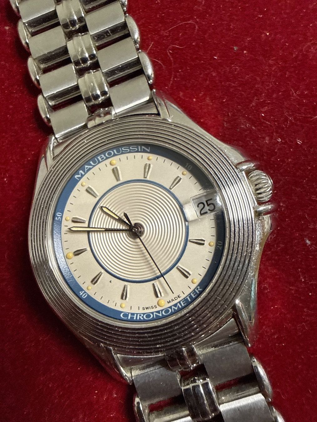Montres: Mauboussin Chronometer 34 mm – D'occasion à Pfeffingen par Allhandelklgwatches