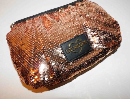 Neue Fundschätze Design Love Moschino Shoulder Bag Pailetten