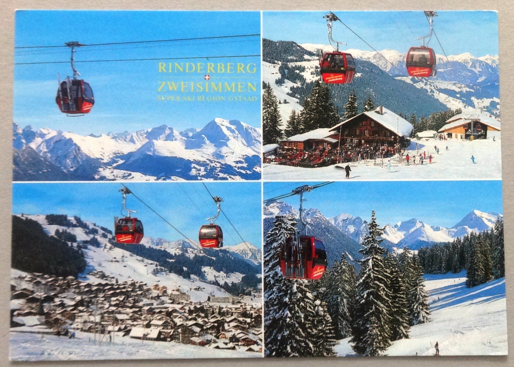 Cartoline postali: Rinderberg -Zweisimmen – Usato da Fétigny venduto da Billy2miny