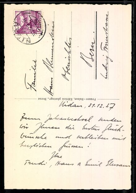 Cartoline postali: AK Nidau, Schloss – Usato da Berlin venduto da bartko-reher 1