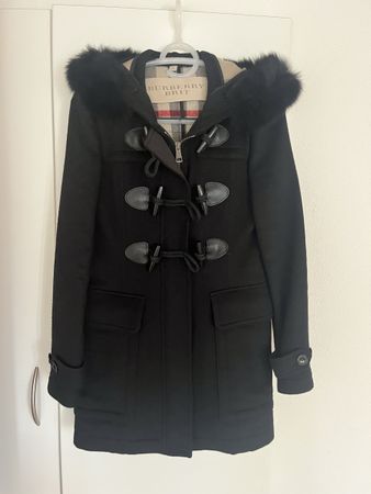 Burberry Dufflecoat Echtfell Grösse S