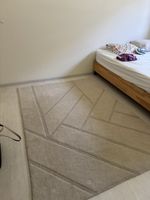 Teppich geometrisch beige Grösse 160x230 cm guter Zustand