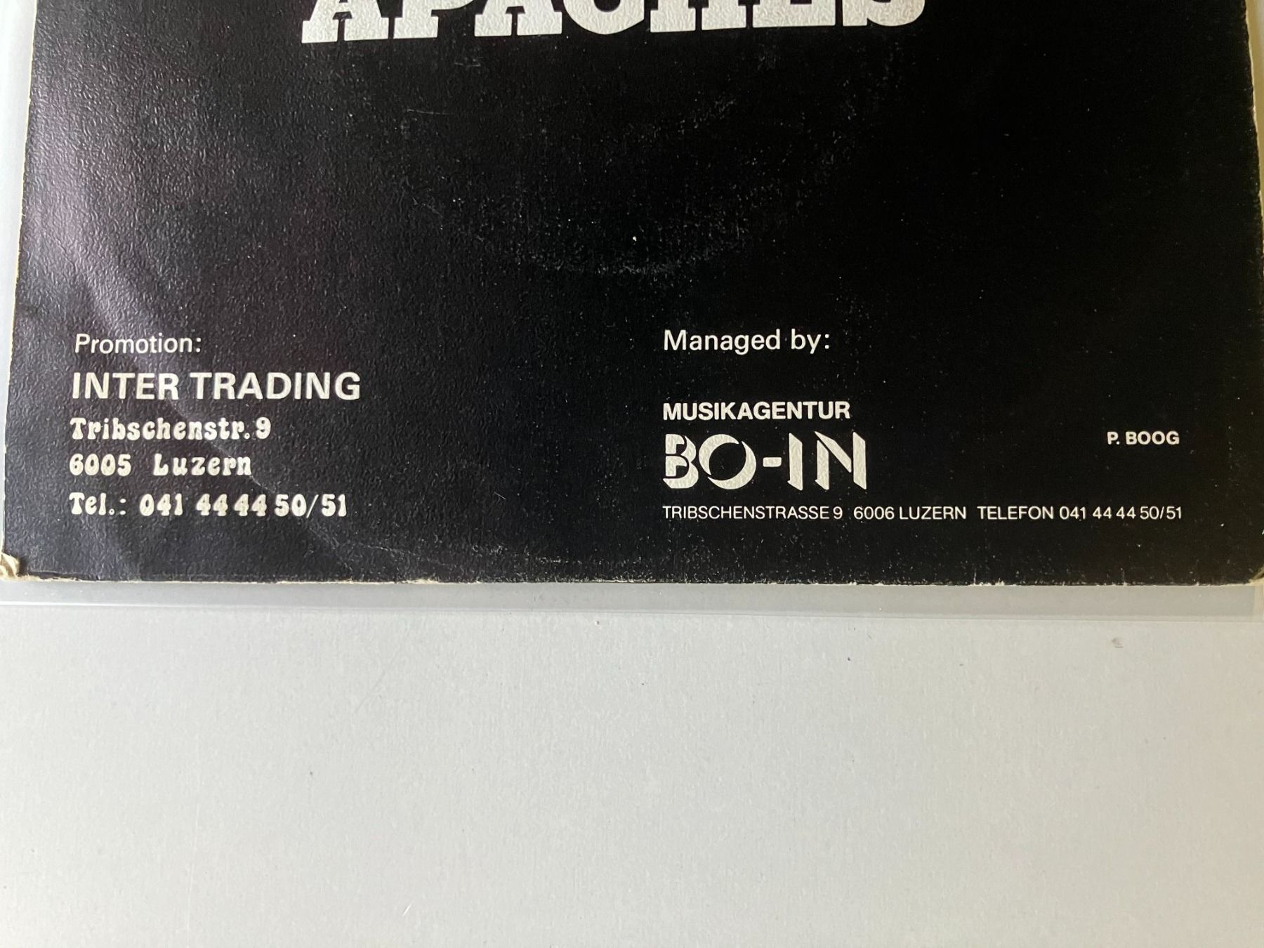 Dischi in vinile: Apaches – Usato da Aarwangen venduto da Jukebox3 4
