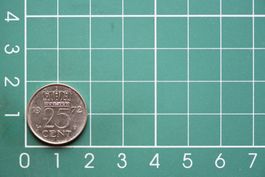 währung nederlande 25 cent 1972