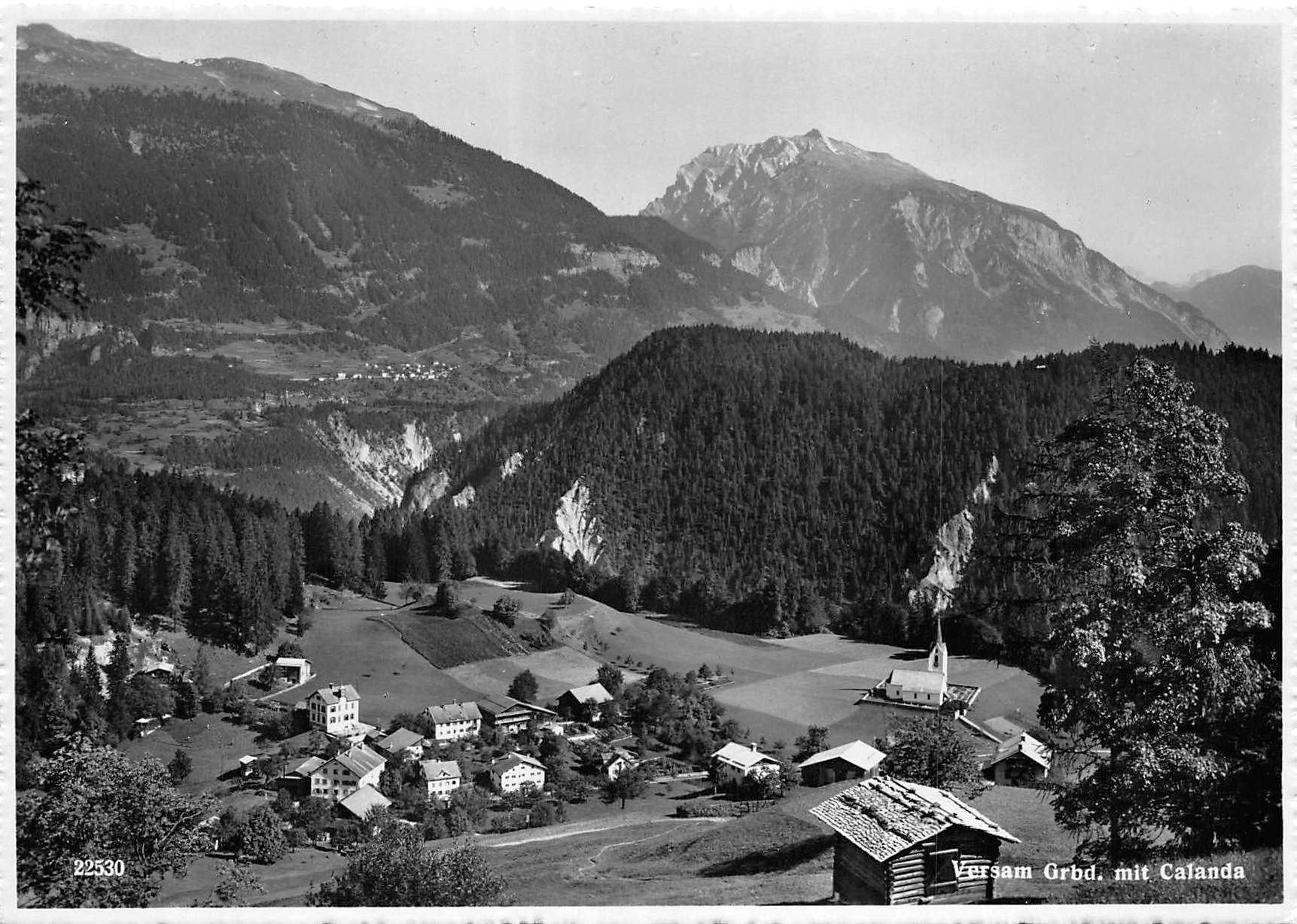 Cartoline postali: Versam, Calanda – Usato da Ottikon b.Kemptth. venduto da Neptun1974