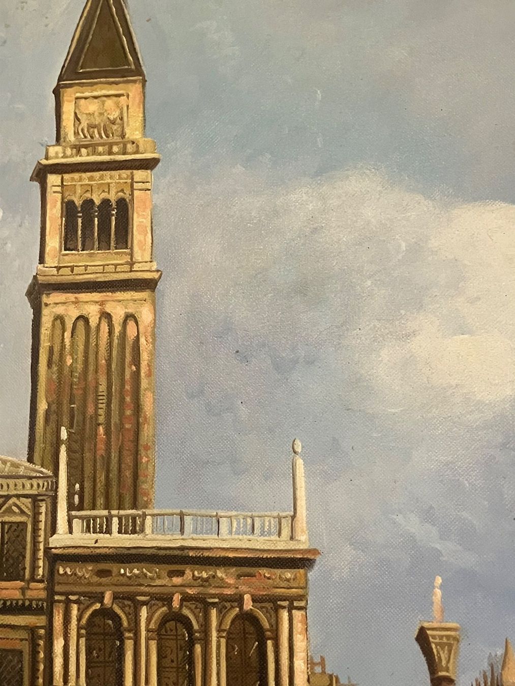 Dipinti: VENEDIG BILD DOGENPALAST ÖLBILD – Usato da Luterbach venduto da fink4500 6
