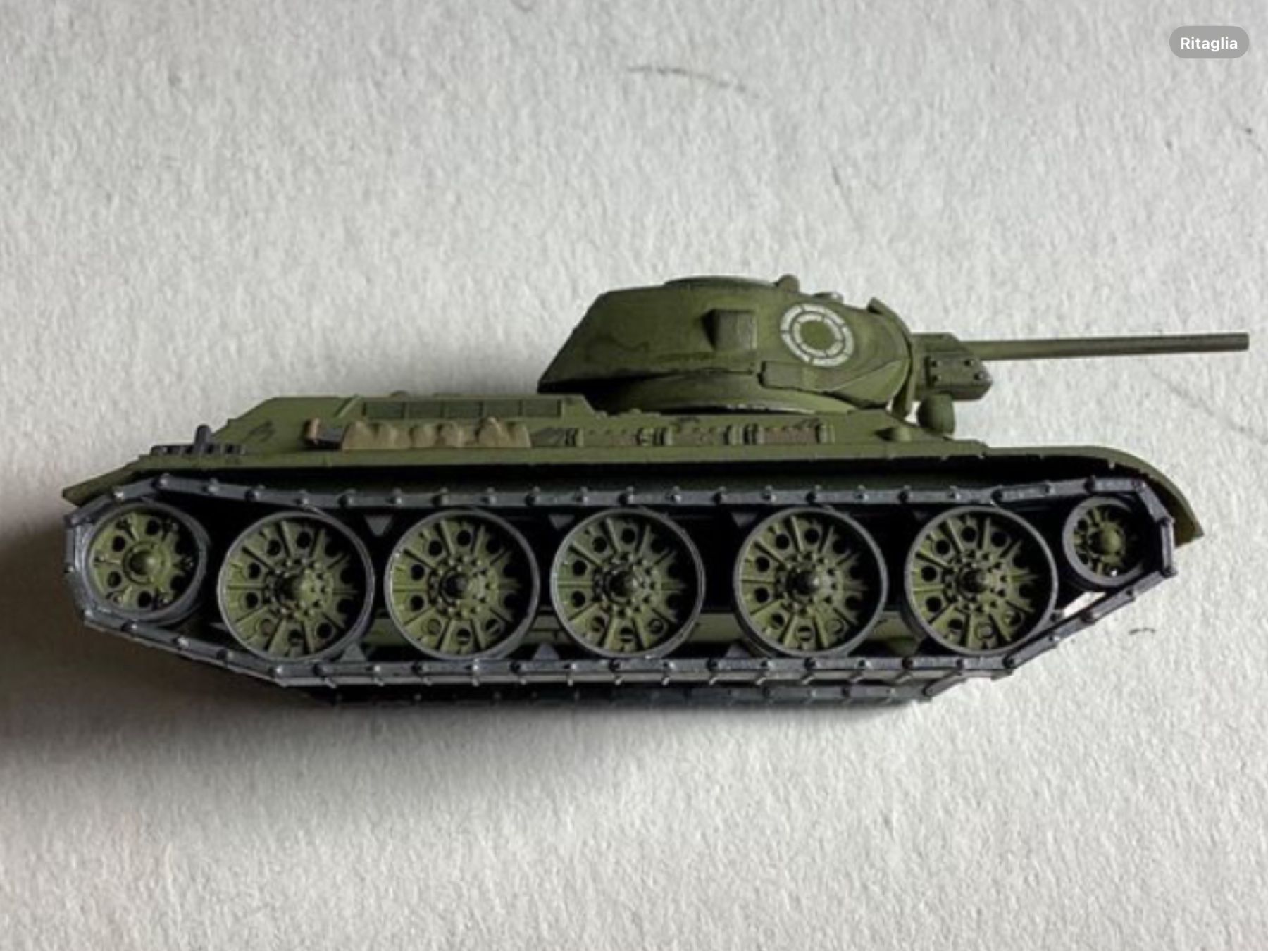 Roco Kit di modellismo & Modellini statici: Minitanks Roco 1237, KpfPz T 34 (1:87). – Nuovo e nell'imballaggio originale da Vacallo venduto da G1965 7