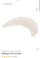 THERALINE - PLÜSCHMOND Stillkissen 140 cm creme