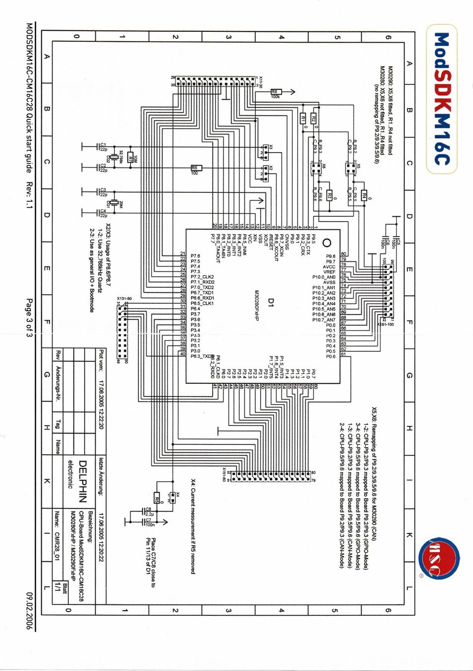 Componenti elettronici: RENESAS System Development Kit ModSDKM16C für CM16C28 uC – Usato da Hinwil venduto da RomRay 3