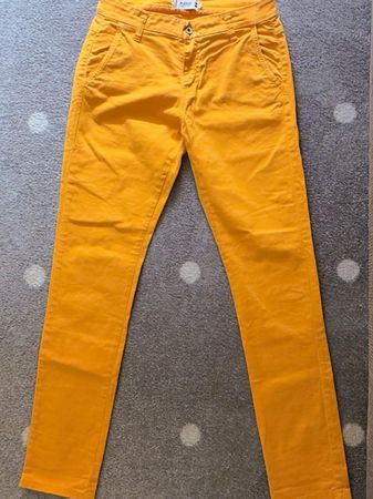 Bequeme Please Jeans Chino orange /senfgelb Grösse S