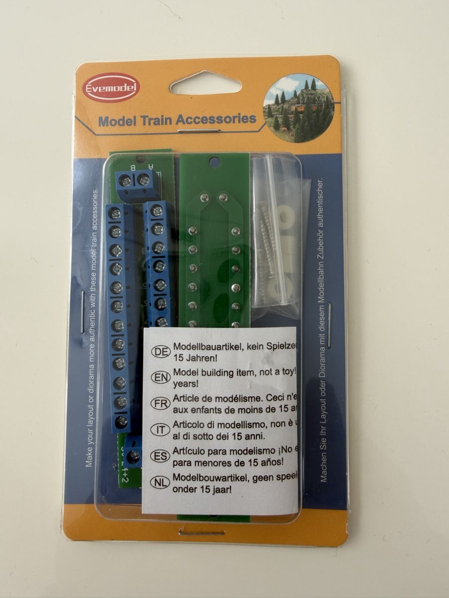Modellini di ferrovie: Evemodel Verteilerplatte SU24+2, Neu mit OVP – Nuovo e nell'imballaggio originale da Goldau venduto da tho_pg25