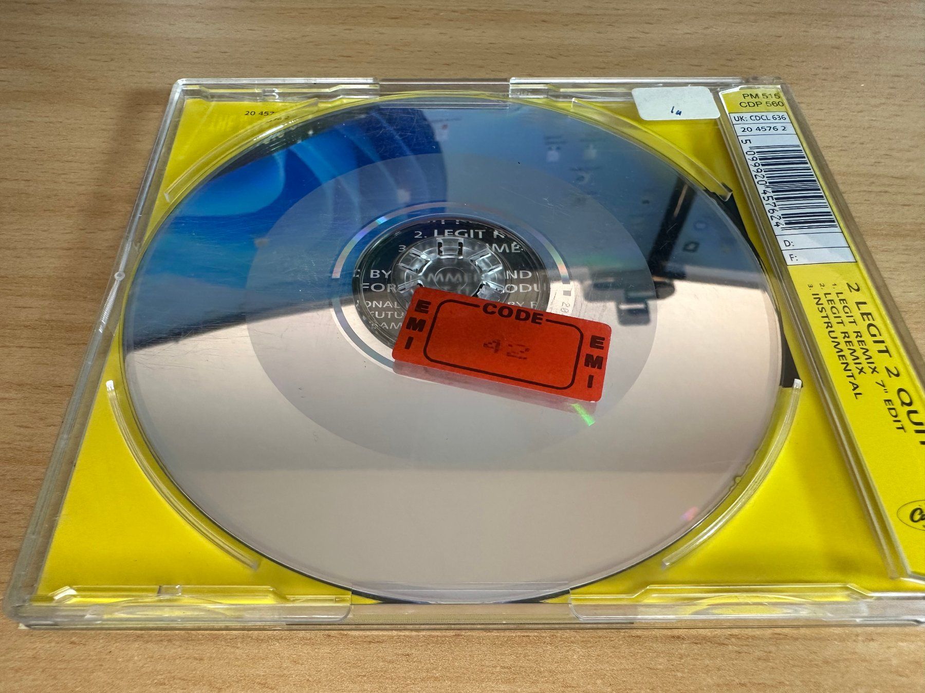 CD: Hammer – 2 Legit 2 Quit - Single CD – Usato da Rikon im Tösstal venduto da Alpenmutz 1