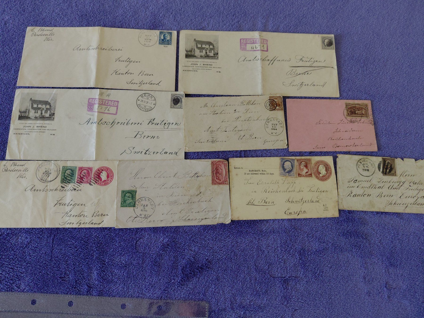 Alle Briefmarken: Tolle Briefe USA – Gebraucht aus Horw von Onurb008