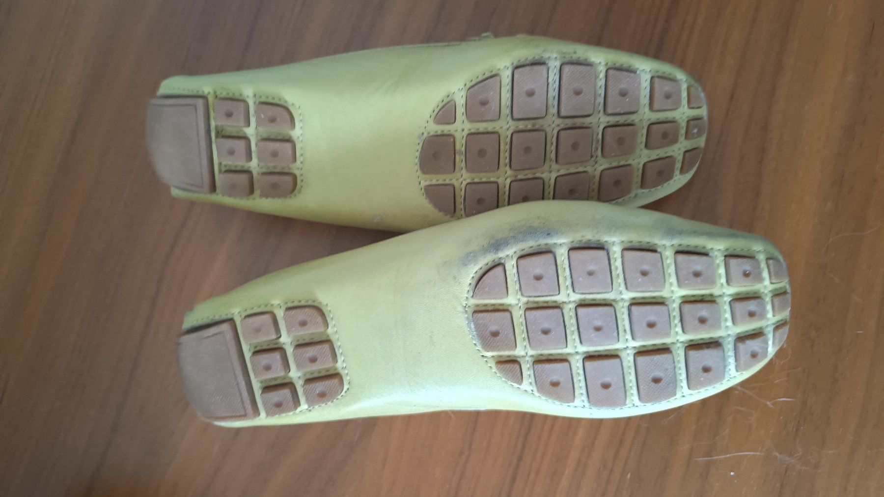 Navyboot Scarpe da donna: Navyboot Lederschuhe, hellgrün – Usato da Zürich venduto da jona8859 4