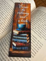 1x Lesezeichen-Buchzeichen-Bücher-Erholung-Zeit für dich