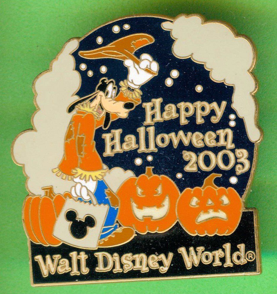 Disney Placchette & Badge: DISNEY  WDW  GOOFY  Halloween 2003 – Usato da Winterthur venduto da Sammleroase
