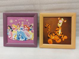2 Disney pictures, Winnie the Pooh and Princesses