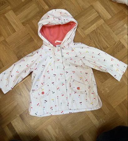 Veste de pluie cerise taille 71cm