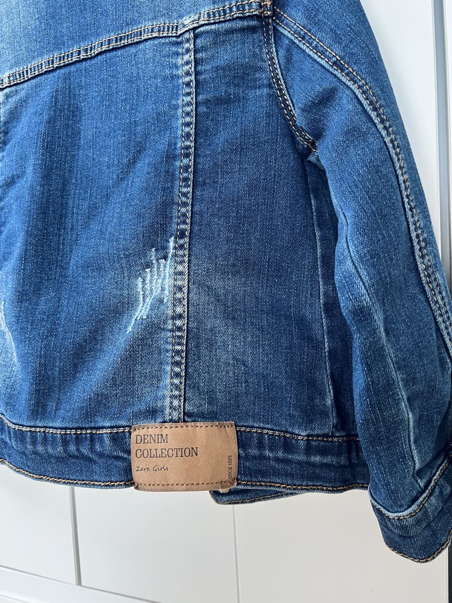 Zara Giacche & Cappotti: Zara 110 Jeansjacke Jacke blau – Usato da Burgdorf venduto da rulan 3