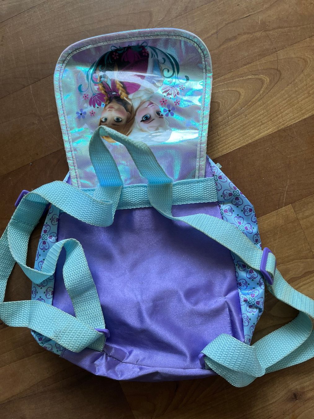 Disney Borse & Zaini: glänzender Anna & Elsa Kinder Rucksack – Usato da Muri b. Bern venduto da Buppalina 2