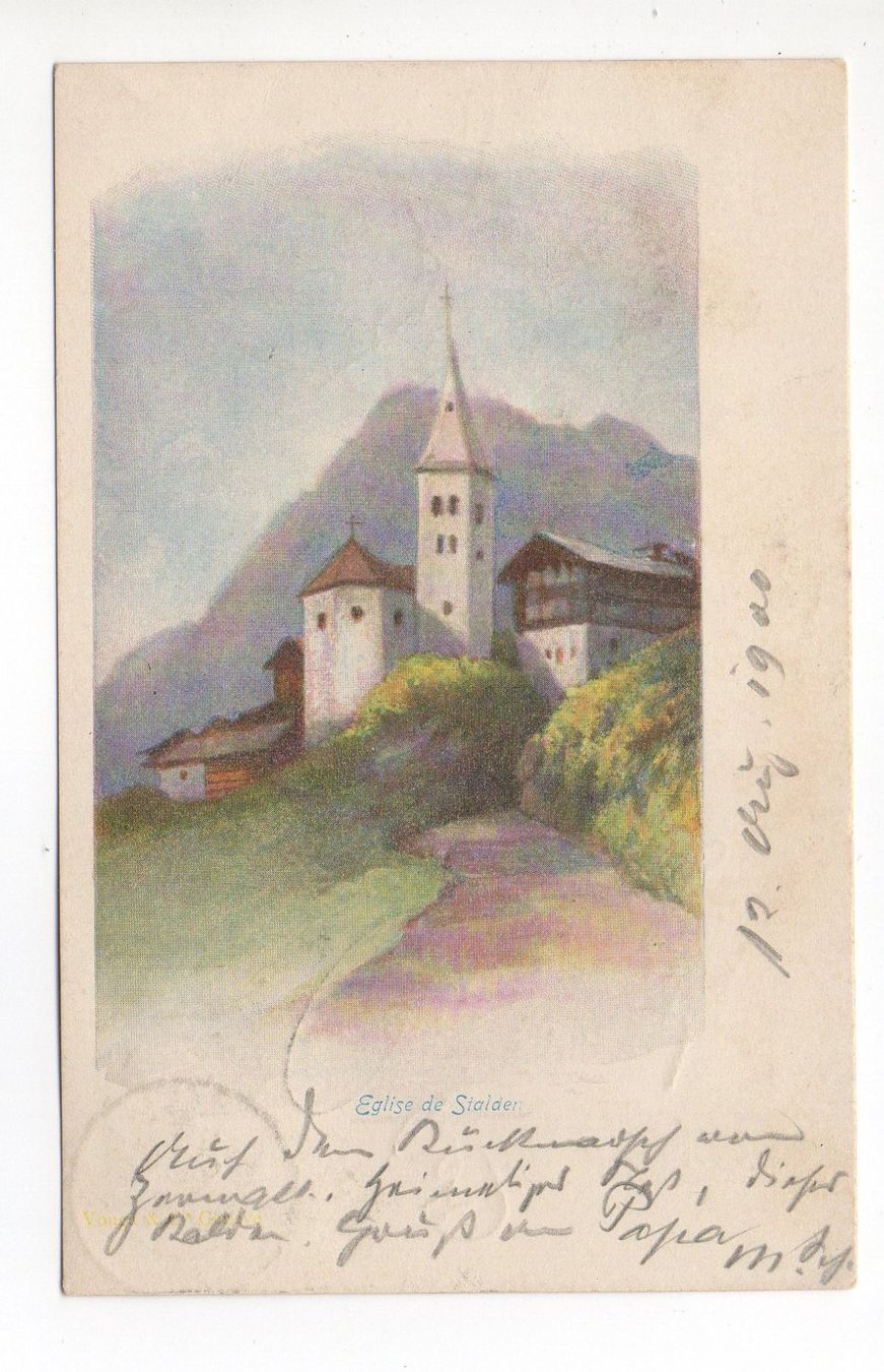Cartes postales: Eglise de STALDEN – D'occasion à Jona par philajona
