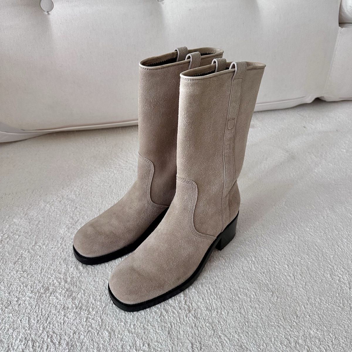 Santoni Damenschuhe: Santoni Suede Boots NP 850 CHF – Neu (gemäss Beschreibung) aus Zürich von LilySasa