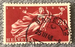 Nr.283 Helvetia mit Stempel  100 Jahre Schweizerischer 