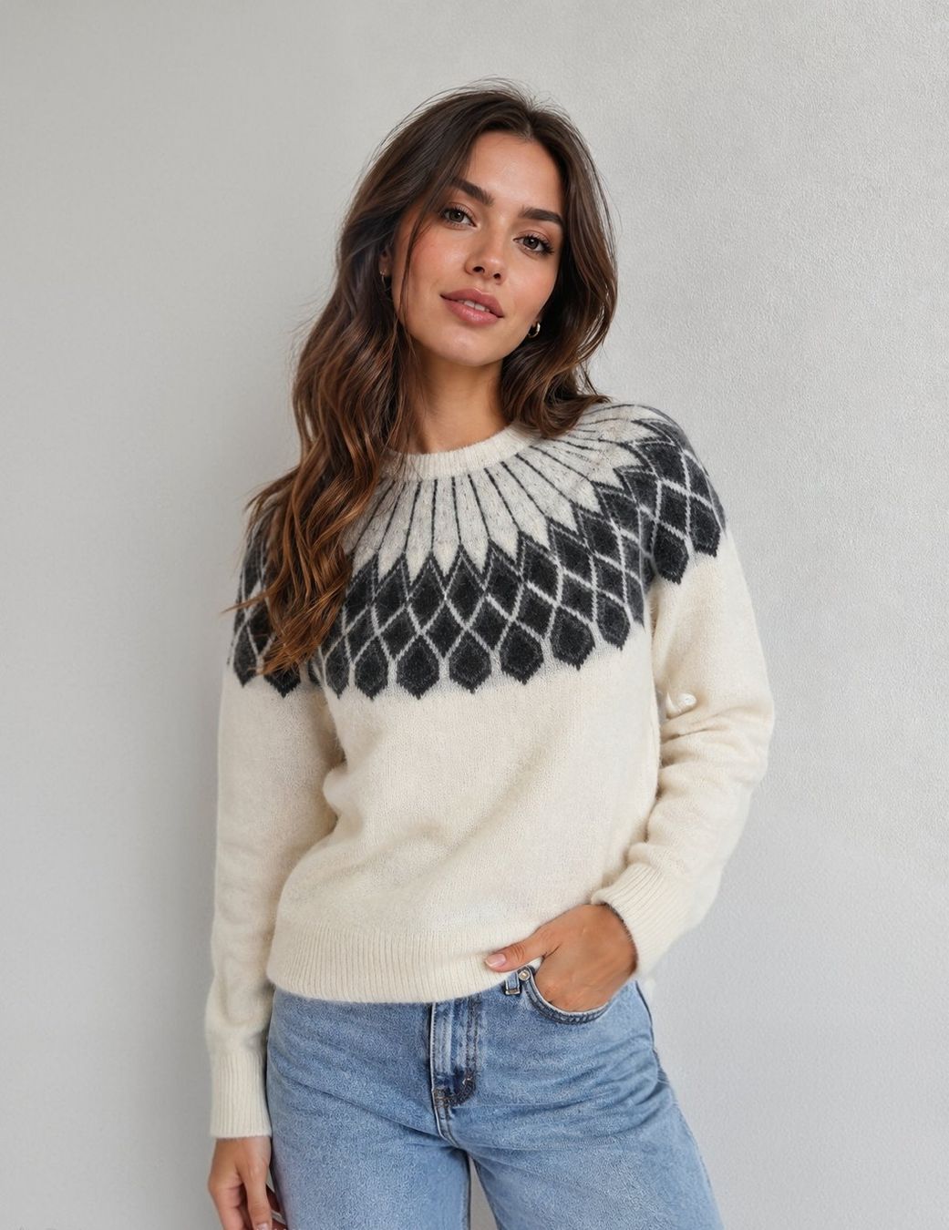 Pullover & Sweatshirts: Wollpullover mit Argyle-Muster, Grösse S, Winter-Warm – Gebraucht aus Bülach von Recherchieren
