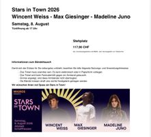 Stars in Town Ticket