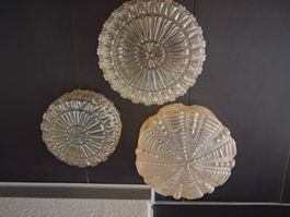 3 X ERSATZGLÄSER FÜR DECKENLAMPEN