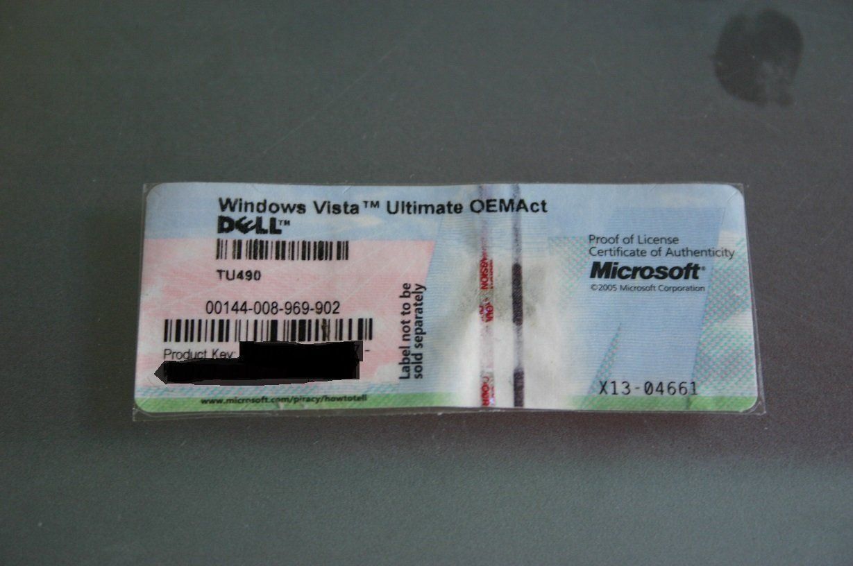 Microsoft Software: Windows Vista Ultimate Lizenz – Usato da Stettlen venduto da Bigjm 2