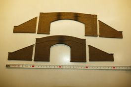 Spur H0: Mauerplatten Lot 6-teilig