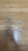 Haarspangen Set Perlen Strass Schmetterling