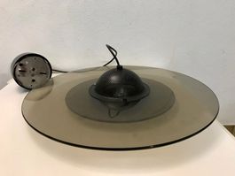 LAMPE VINTAGE en verre avec transfo 220-12V