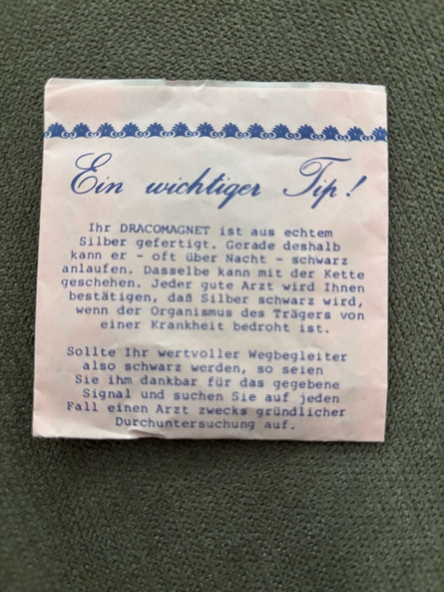 Anhänger: Silberkette mit Drachen Anhänger  – Gebraucht aus Uster von lobo1975 4