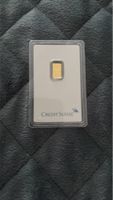Goldbarren Credit Suisse 1 Gramm neu